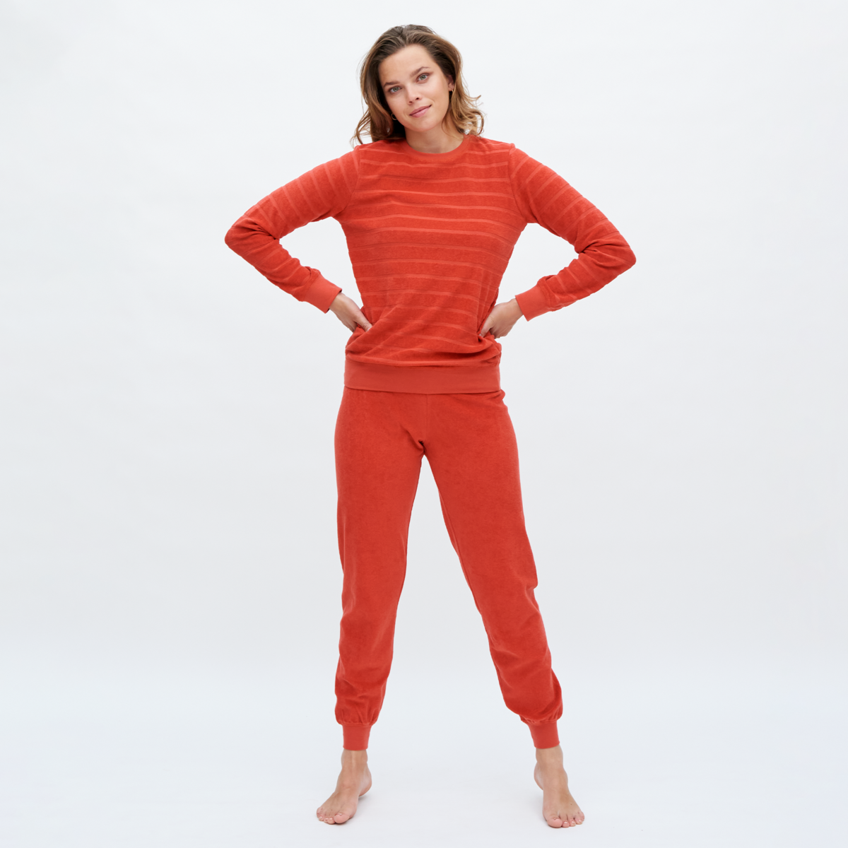 Red Women Terry pyjamas