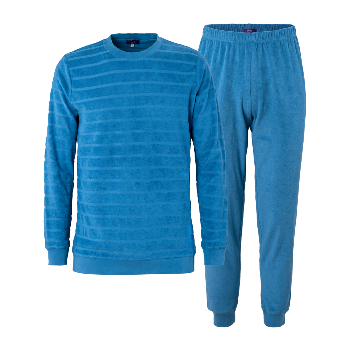Men's Terry pyjamas Björn, Cotton (Organic), Retro Blue