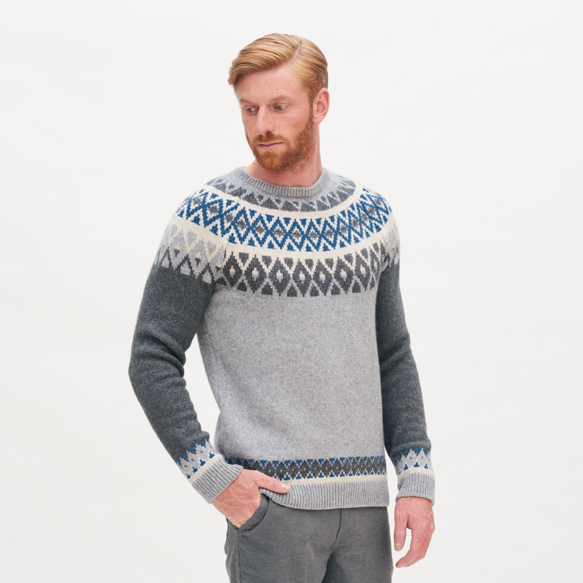 Pattern Men Sweater