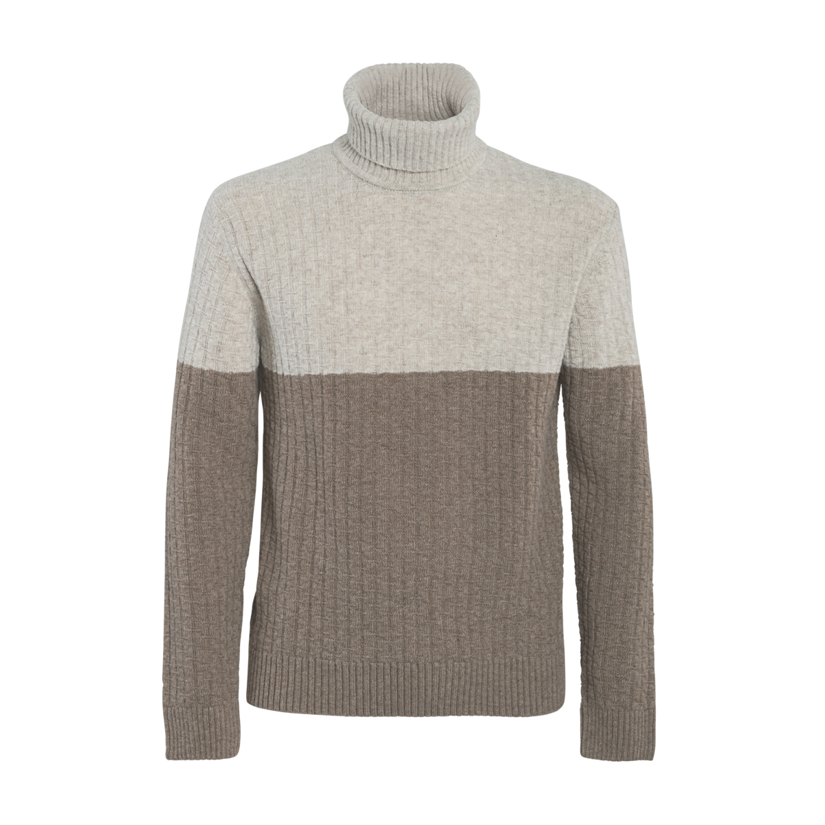 Beige Turtleneck-Sweater, PATRIZIO