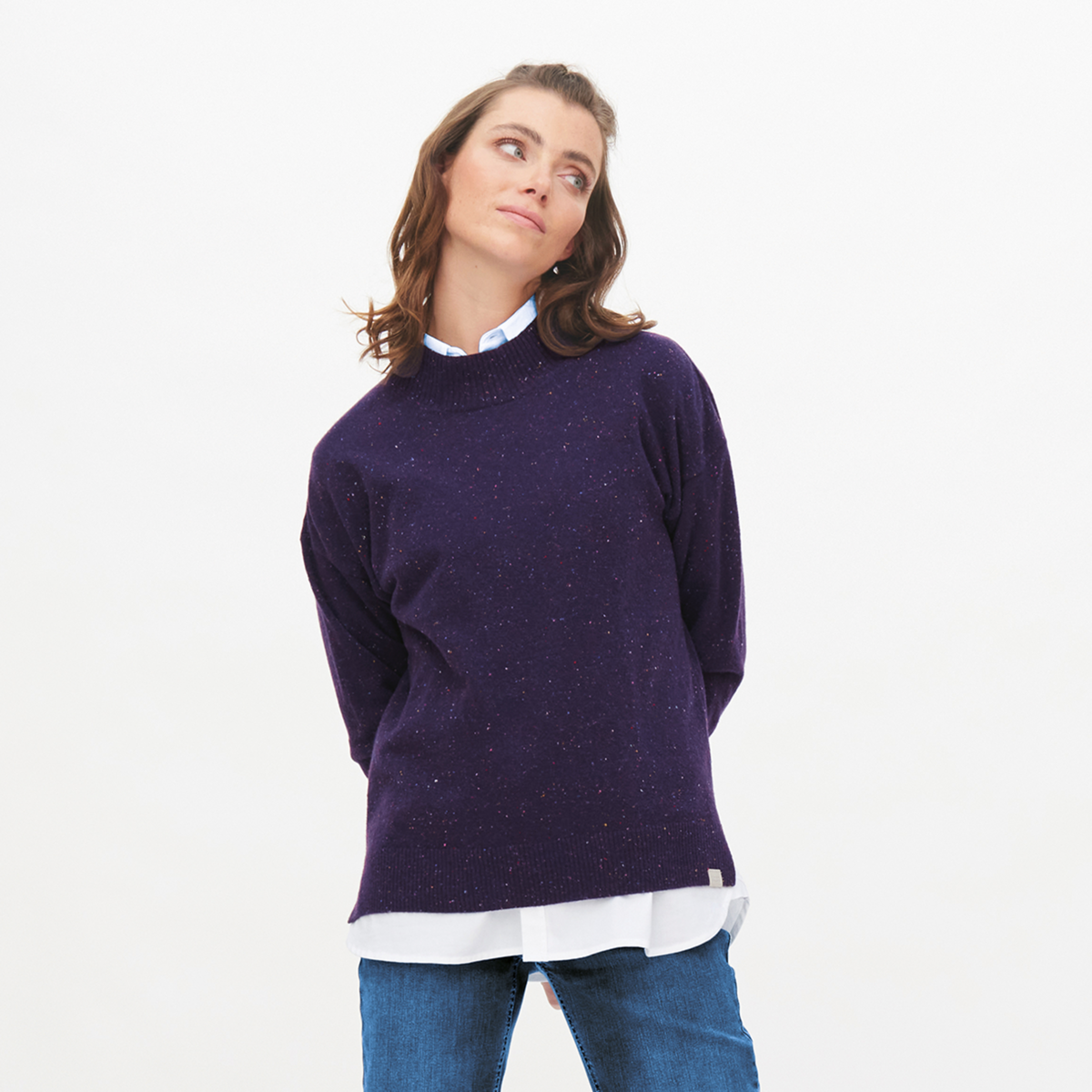 Purple Women Sweater