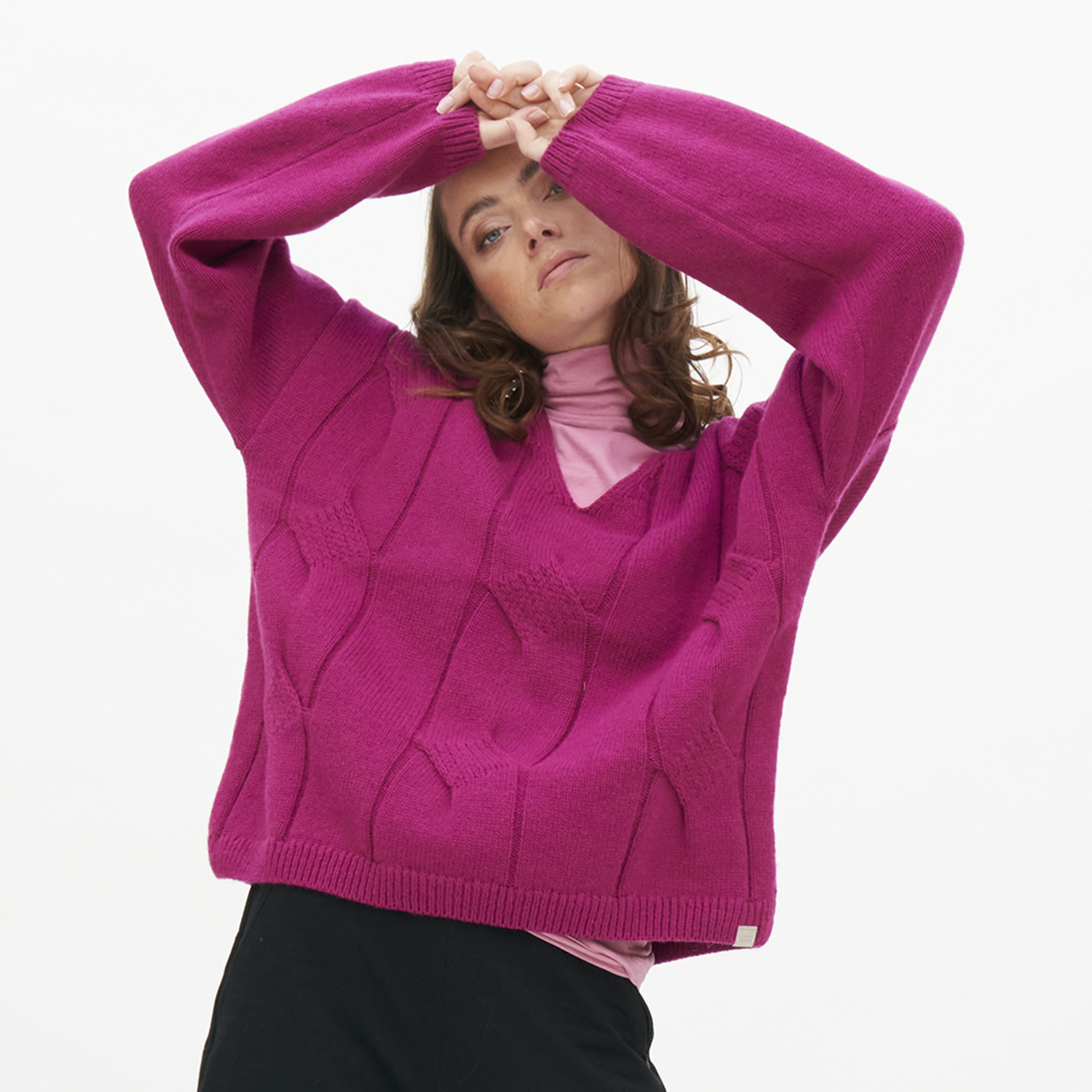 Pink Women Sweater