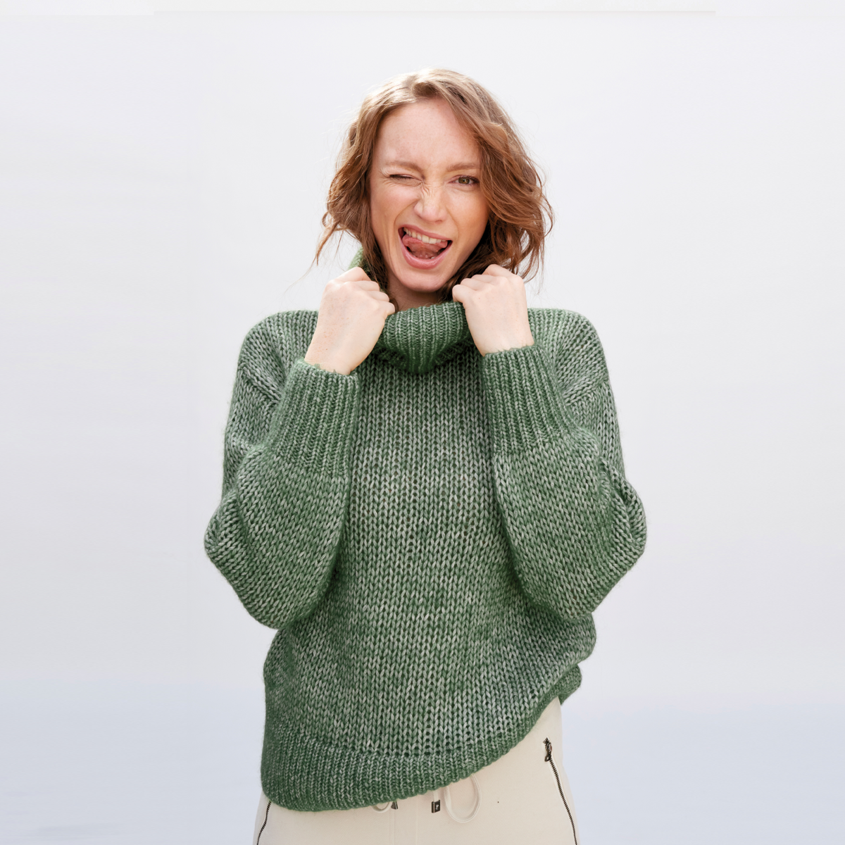 Green Women Sweater