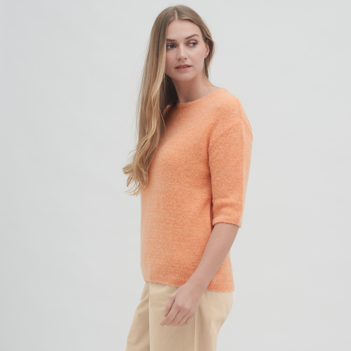 Orange Pullover Femmes ODILIA