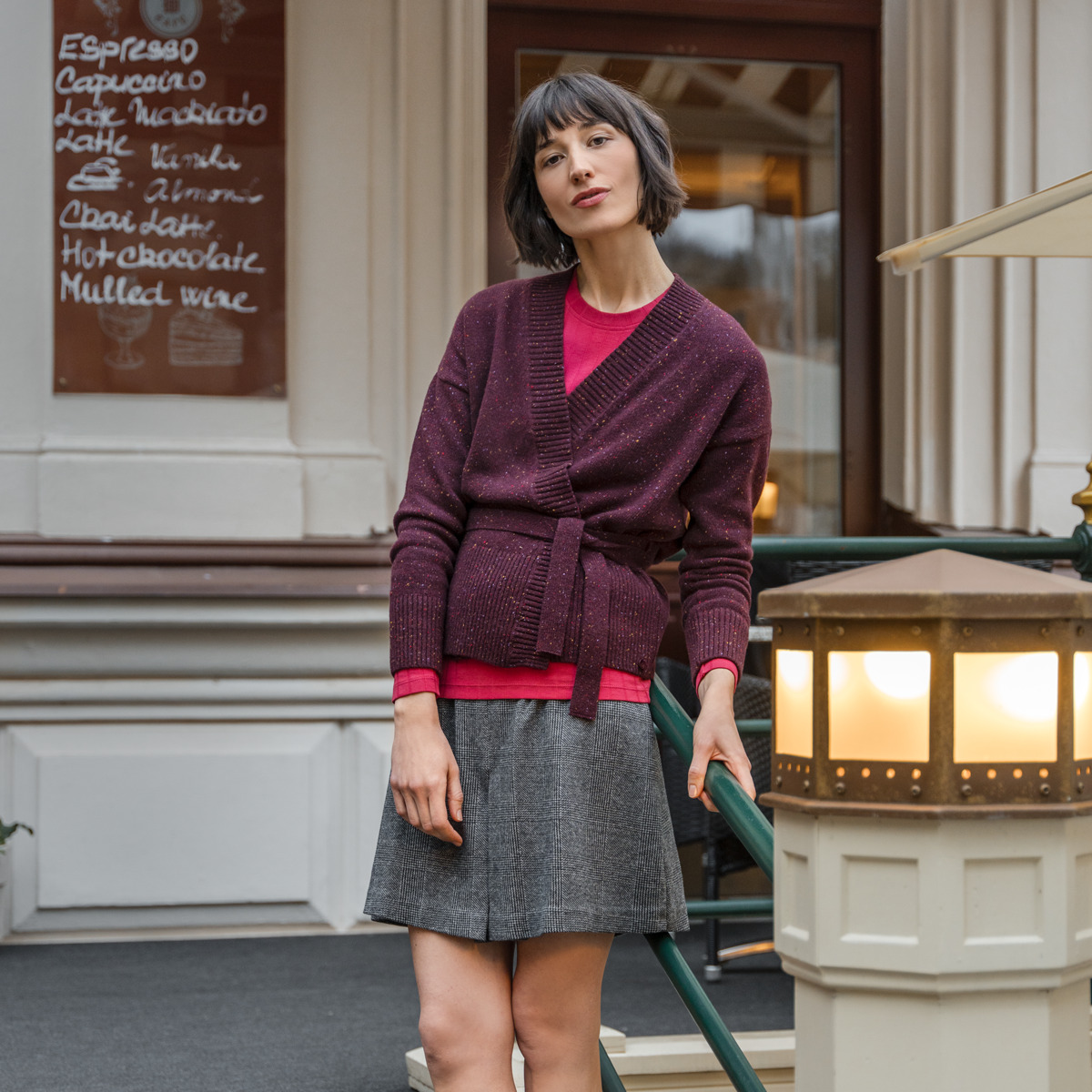 Rouge Femmes Veste croisée