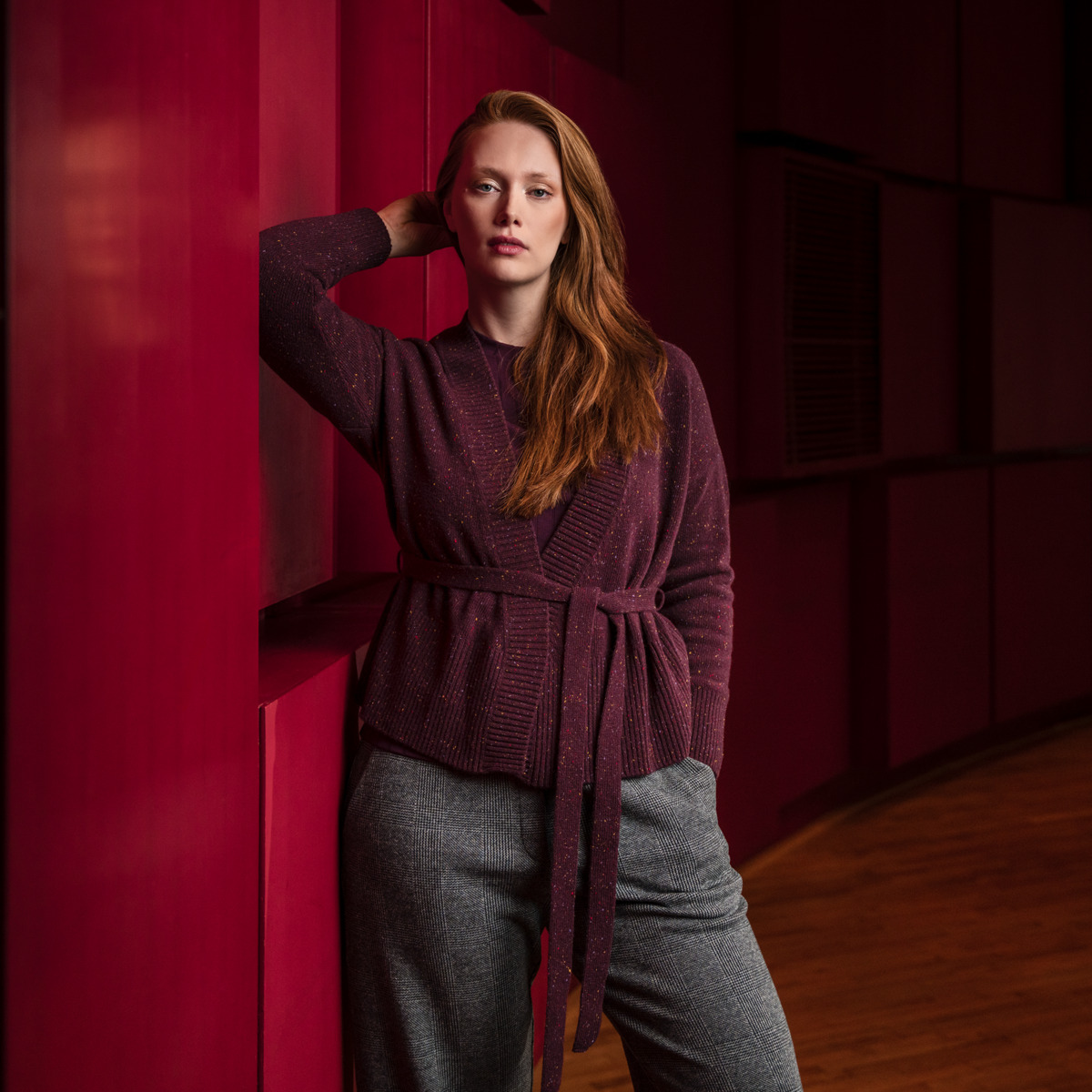 Red Women Kimono jacket