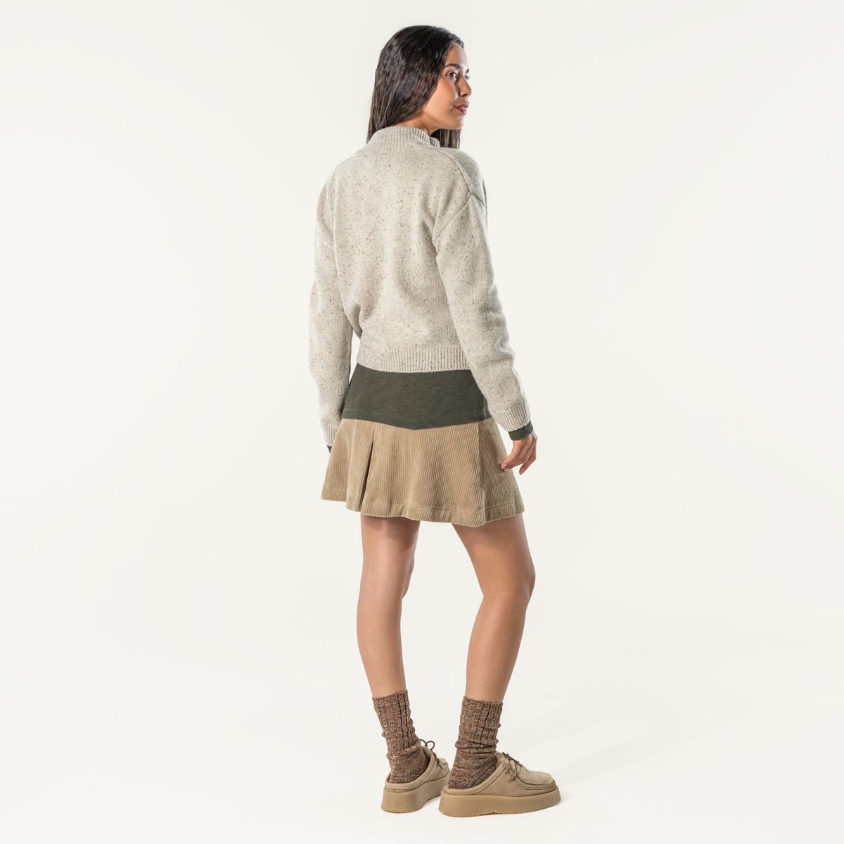 Beige Femmes Cardigan