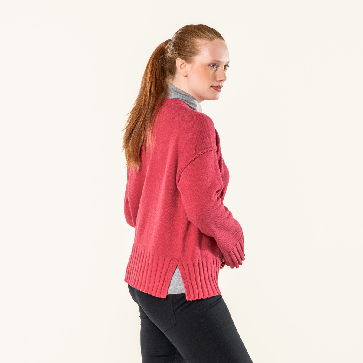 Rouge Femmes Pullover