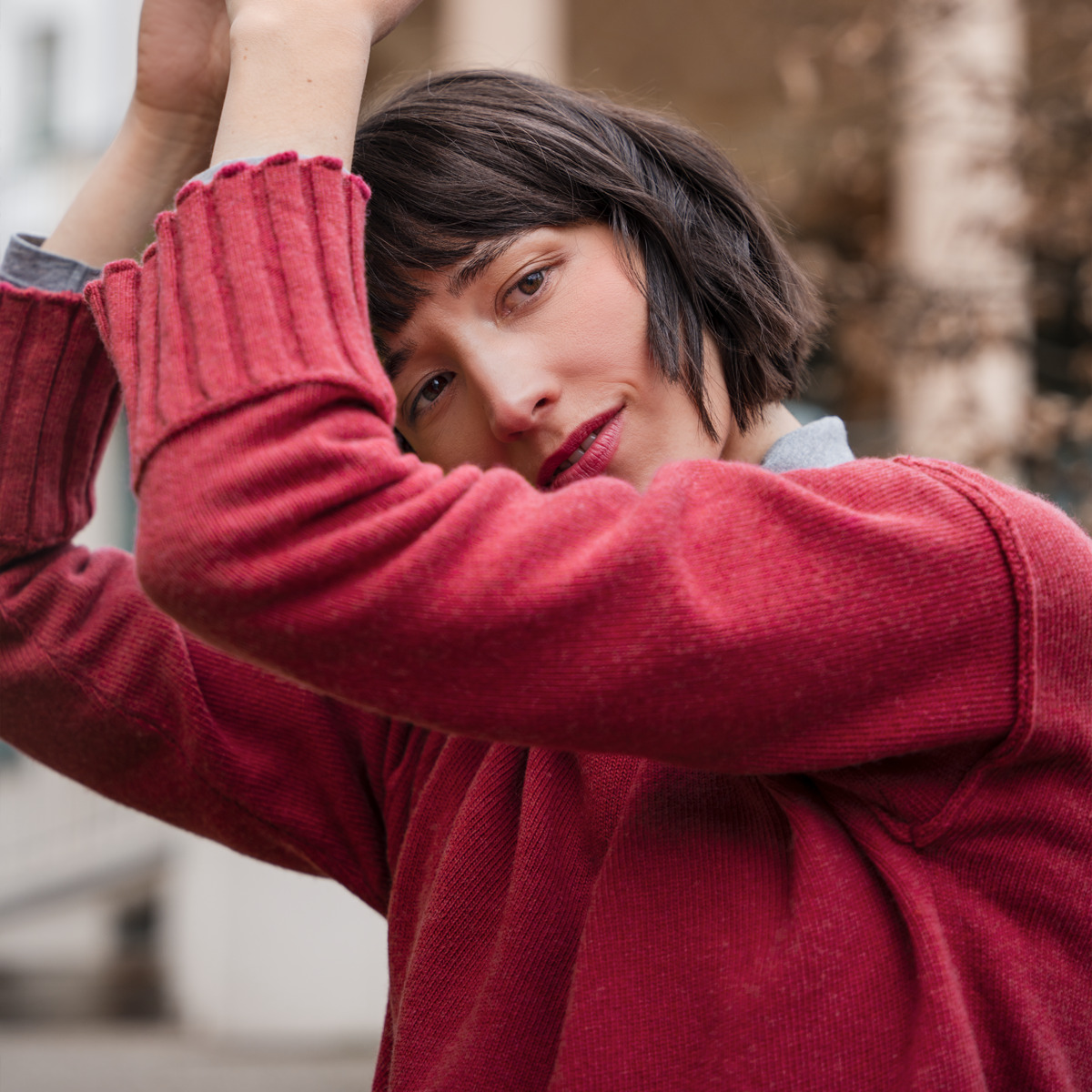 Red Women Sweater