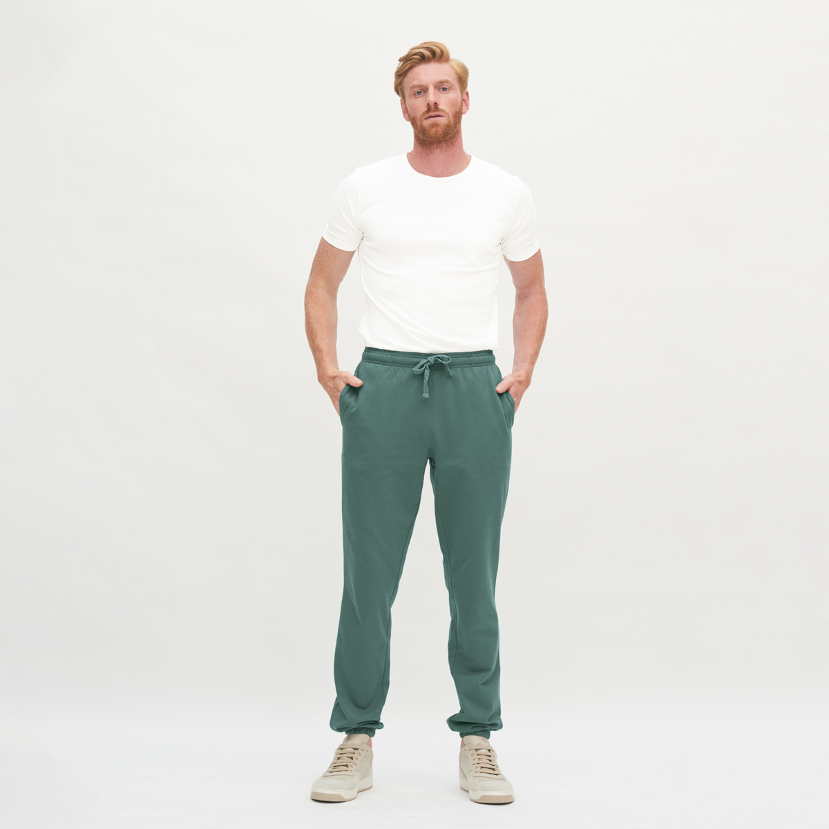 Vert Hommes Pantalon de jogging