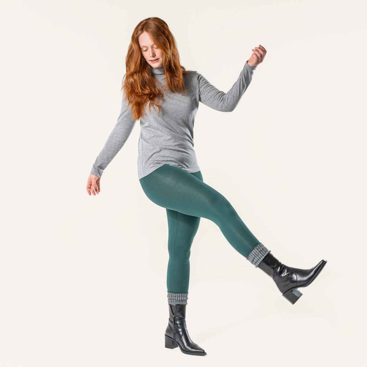 Grün Damen Leggings