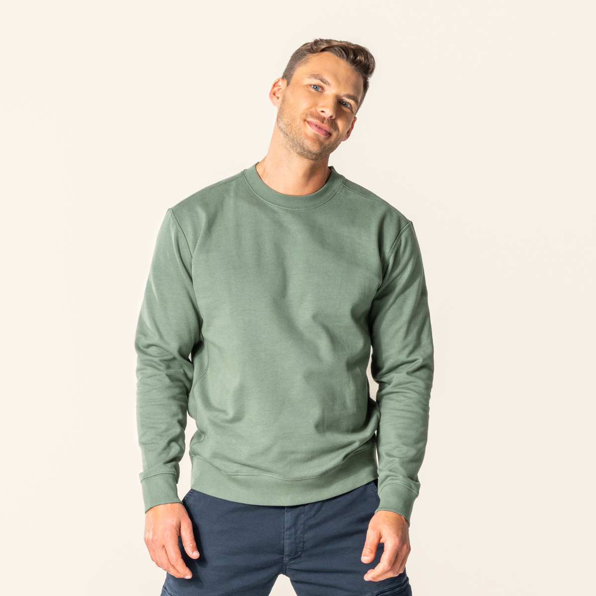 Grün Herren Pullover