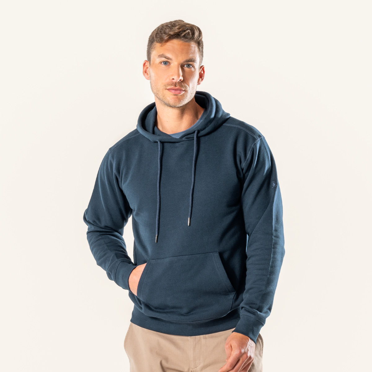 Blau Herren Kapuzenpullover