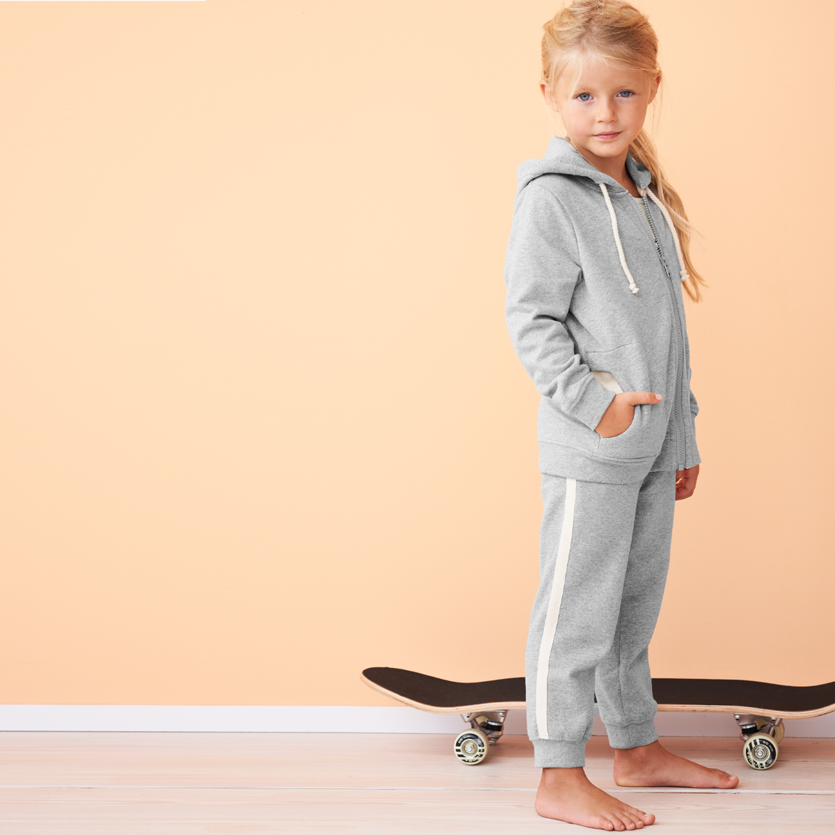 Grey Kids Casual trousers