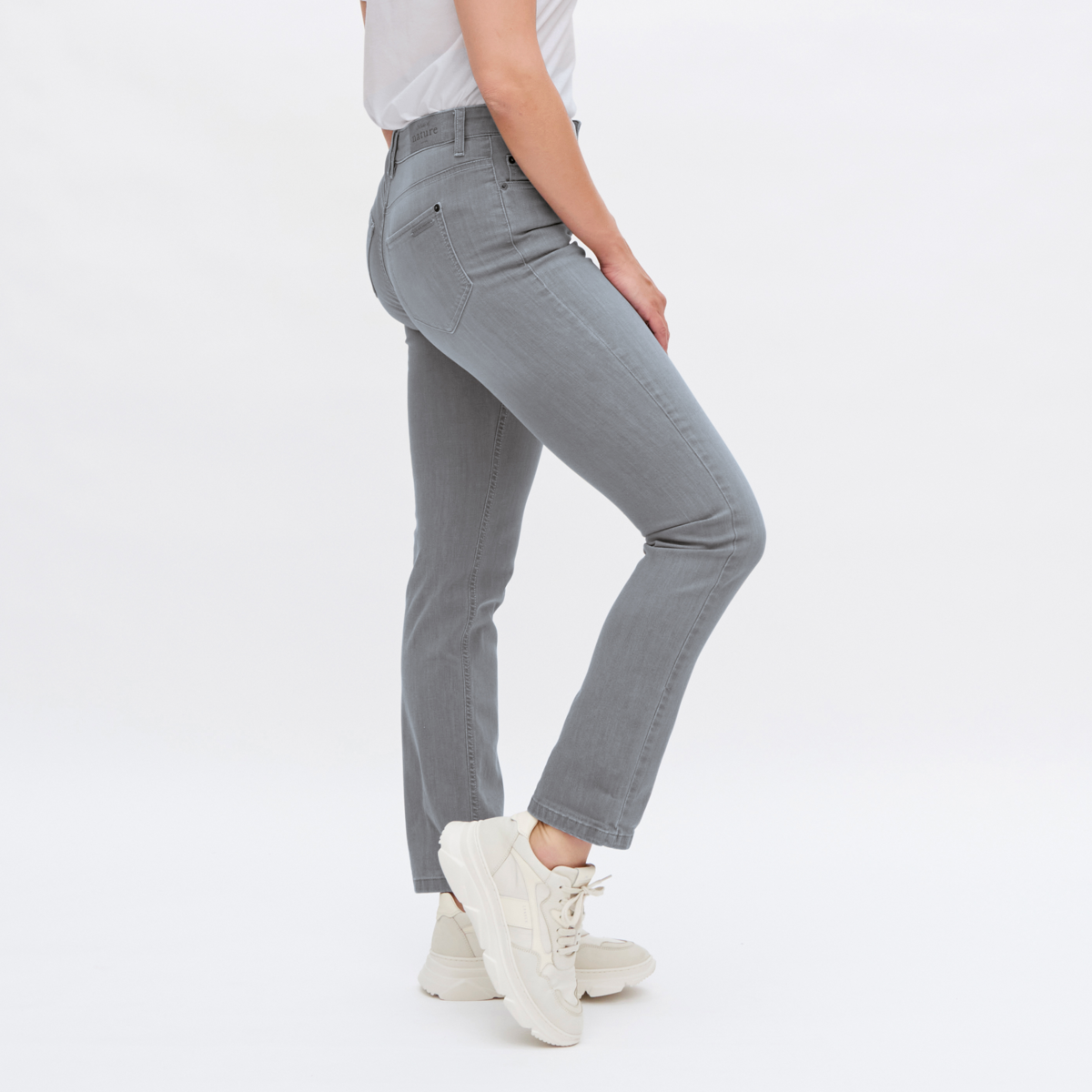 Grey Women Jeans