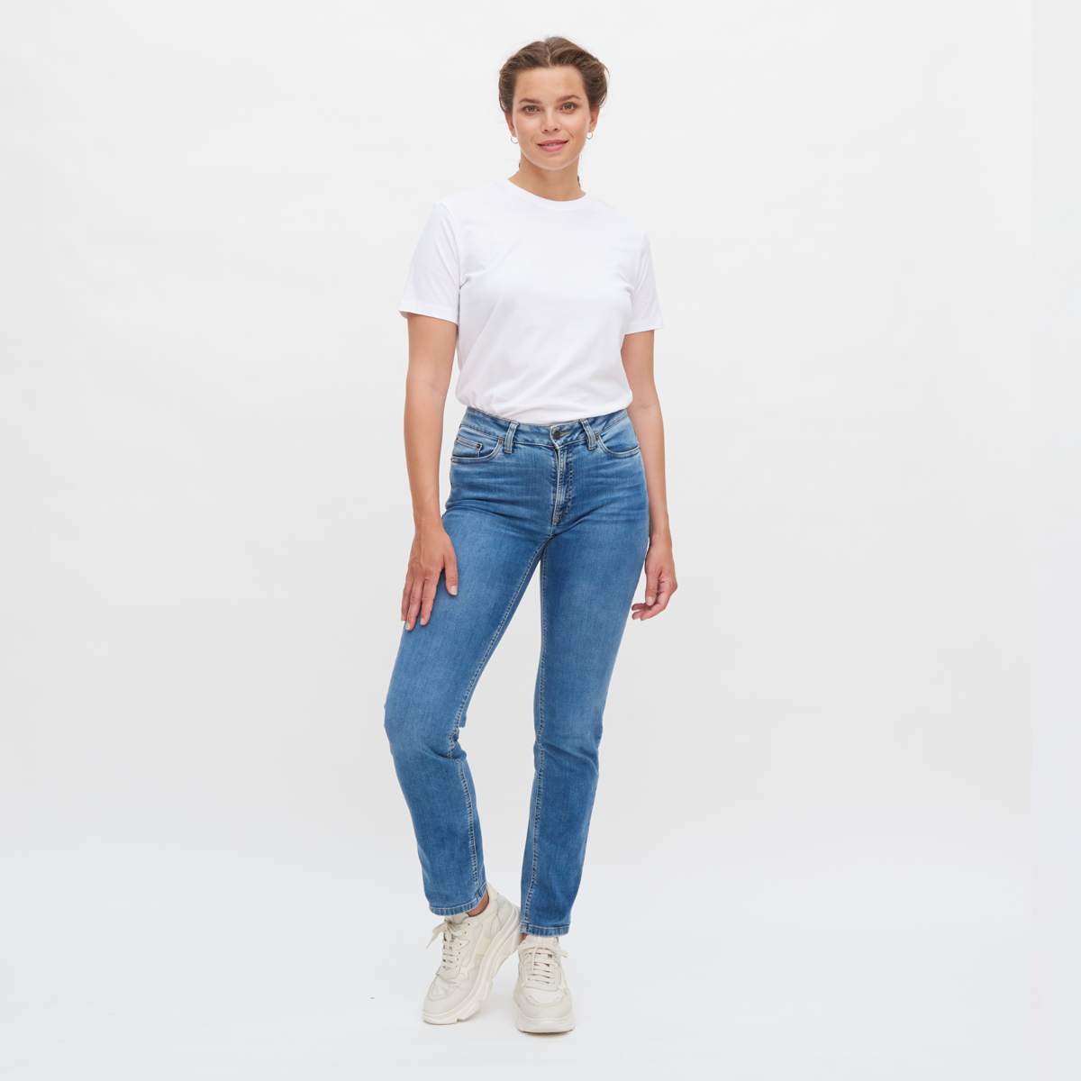 Women's Jeans Donna, Cotton (Organic), Mid Indigo