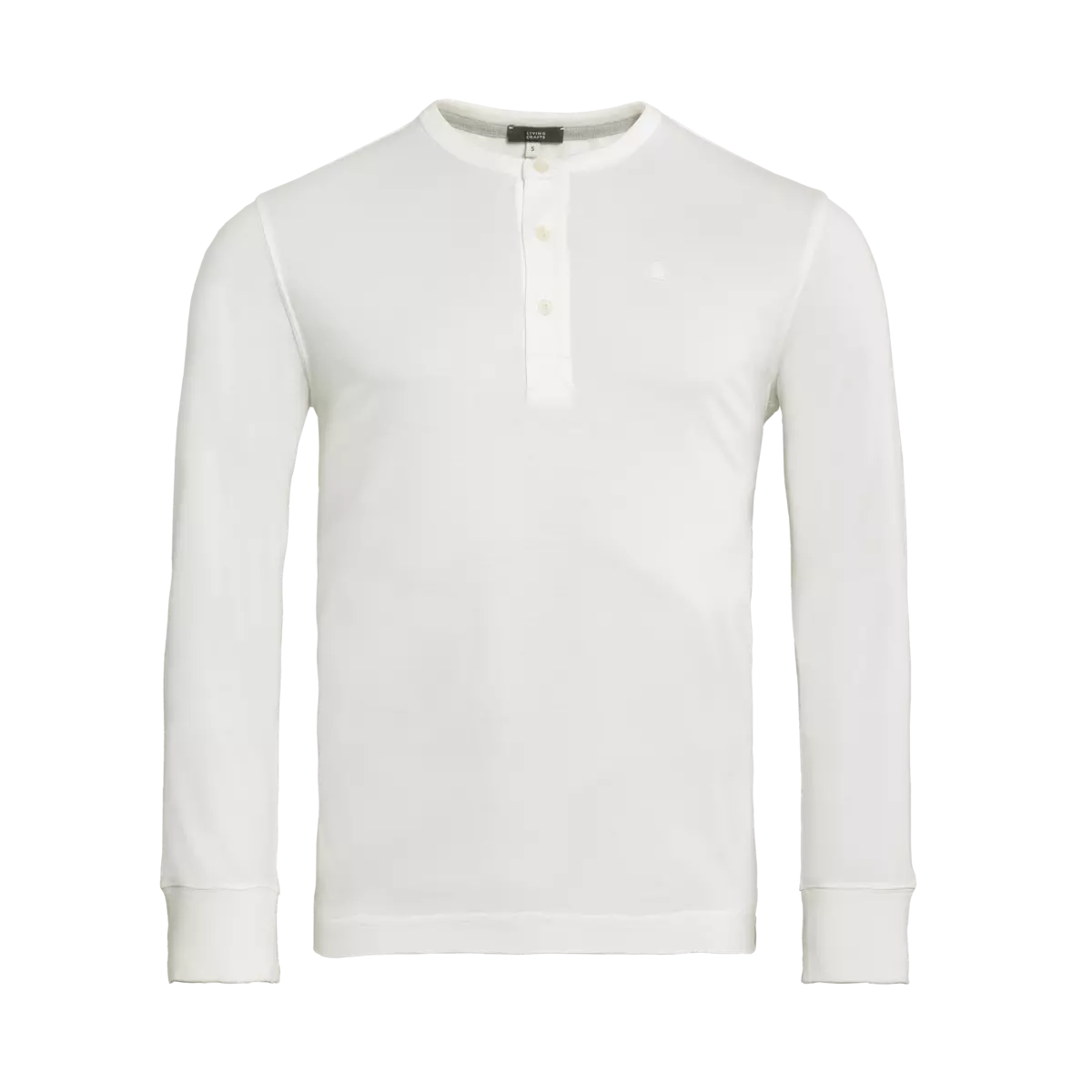 Henley Shirt PAOLO Weiß