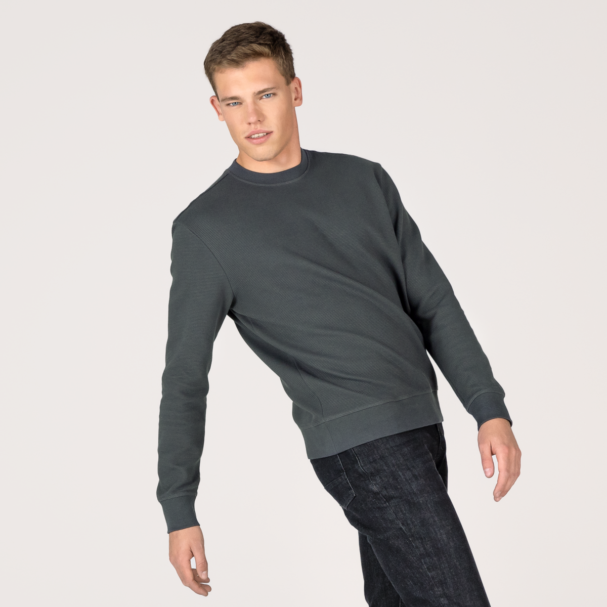 Grey Men Unisex Sweatshirt