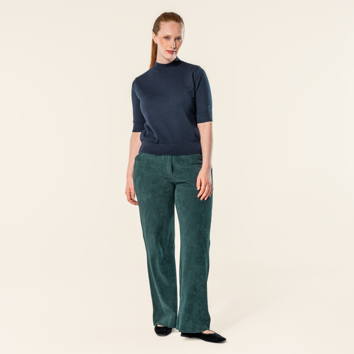 Green Women Trousers