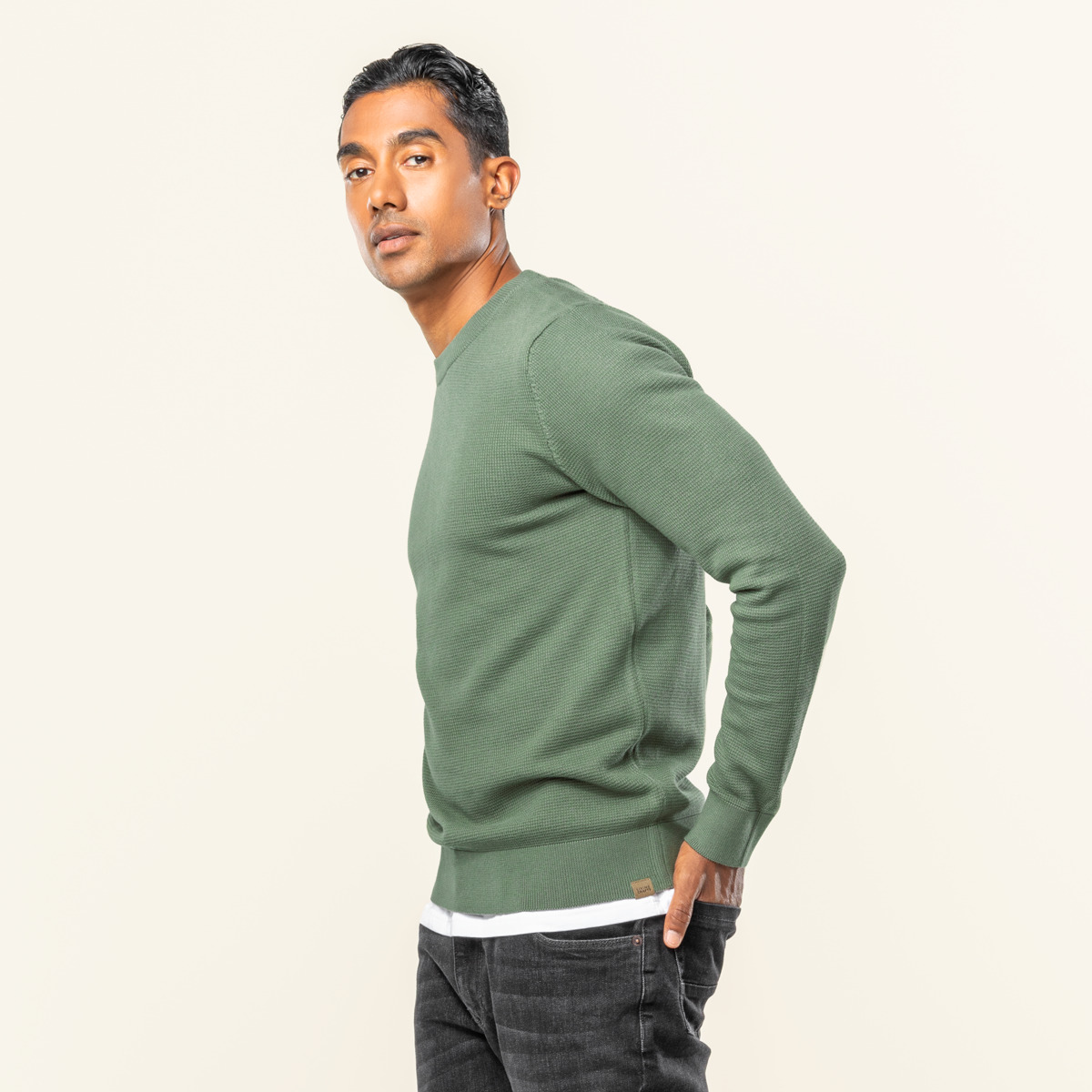 Vert Hommes Pullover