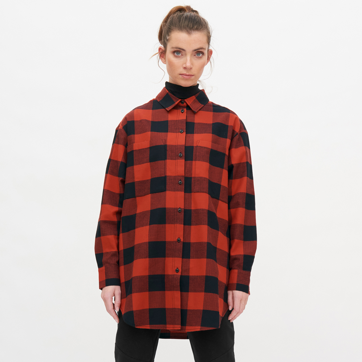 Pattern Women Flannel shirt
