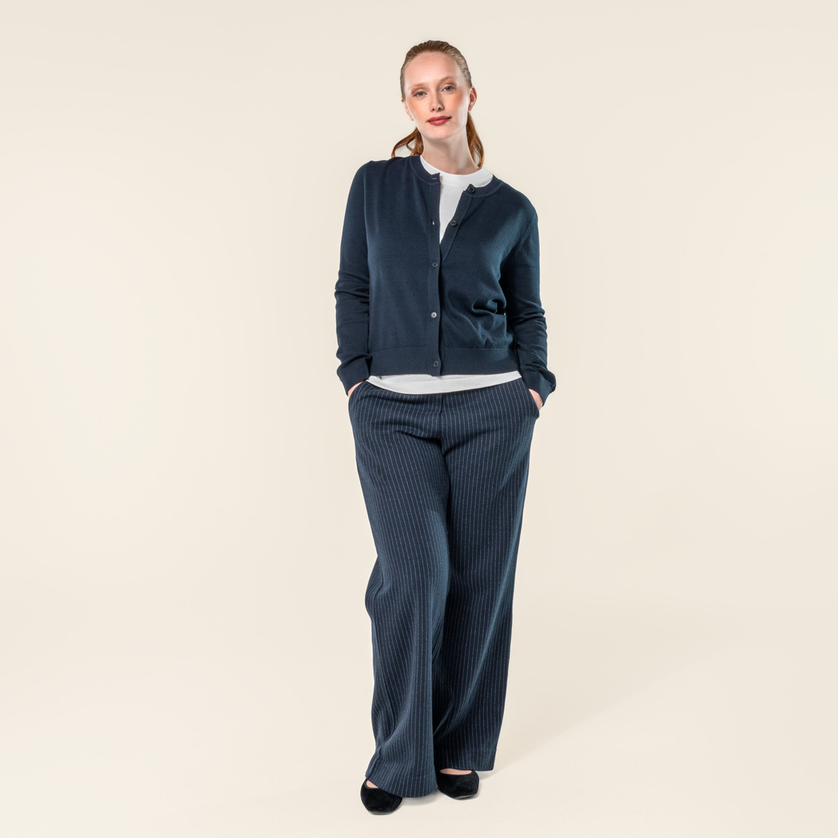 Blue Women Trousers