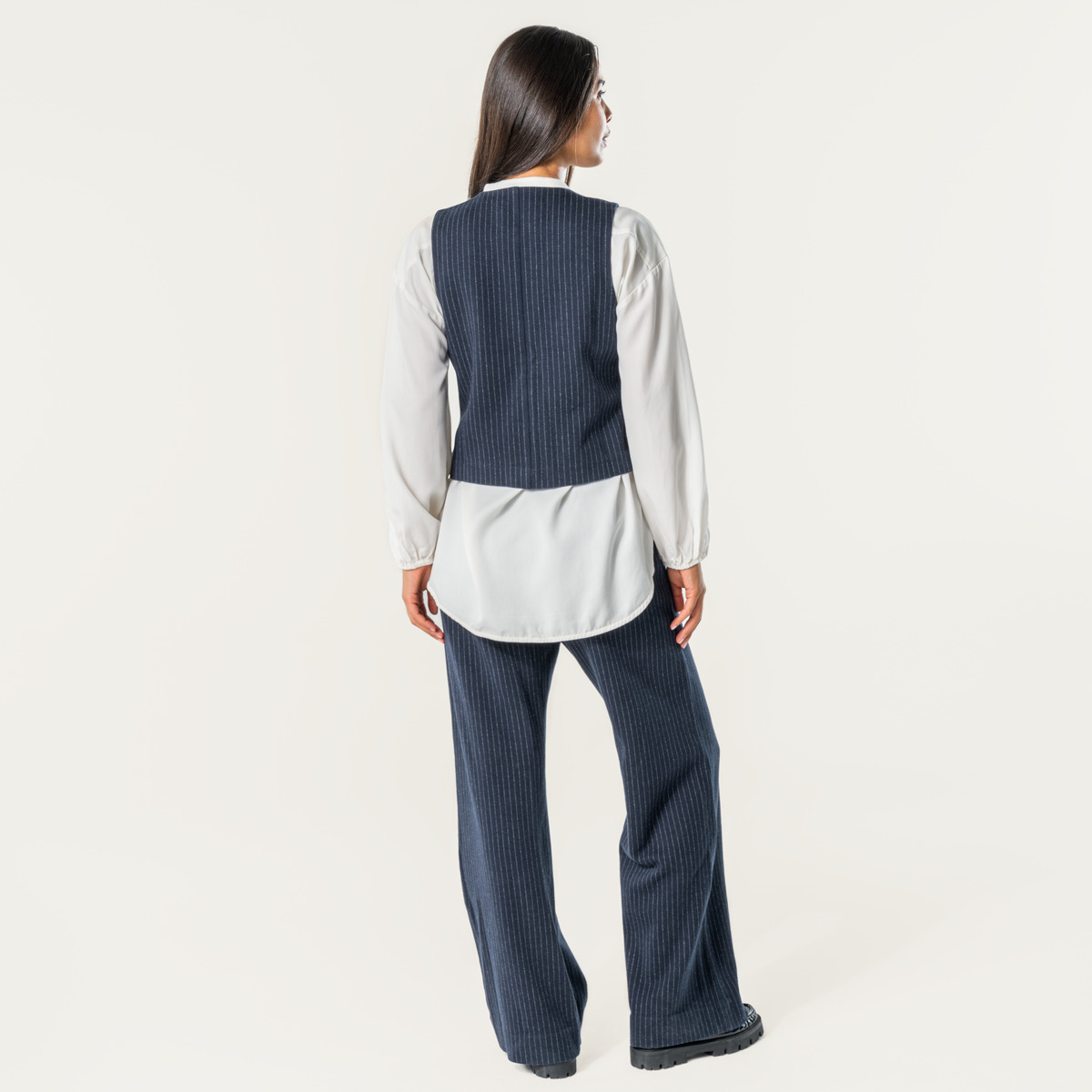 Blue Women Vest