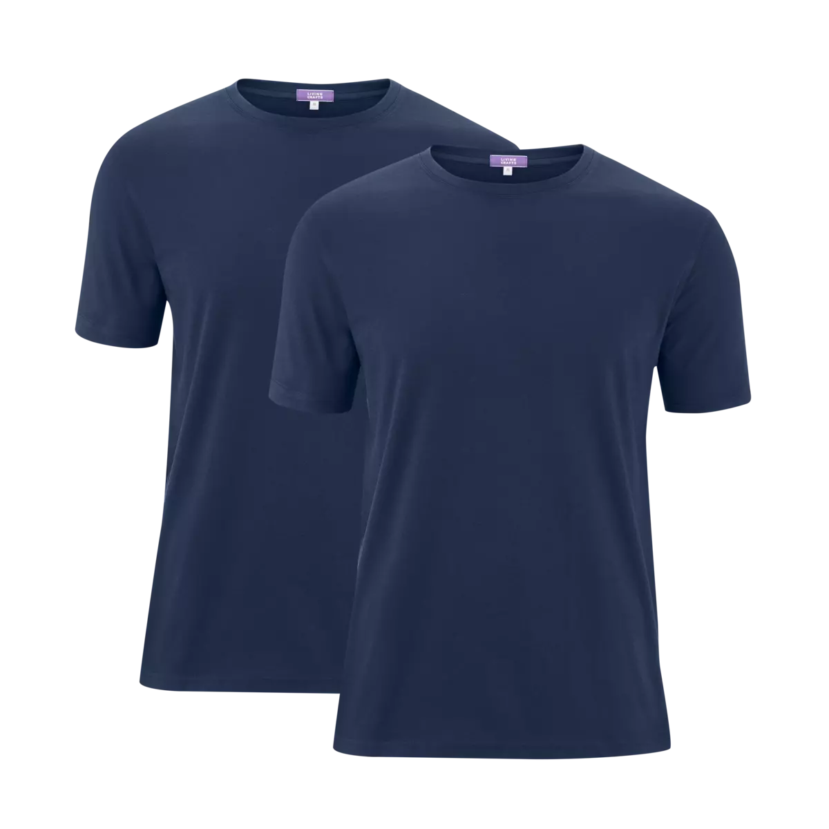 T-Shirt, 2er-Pack FABIAN Blau