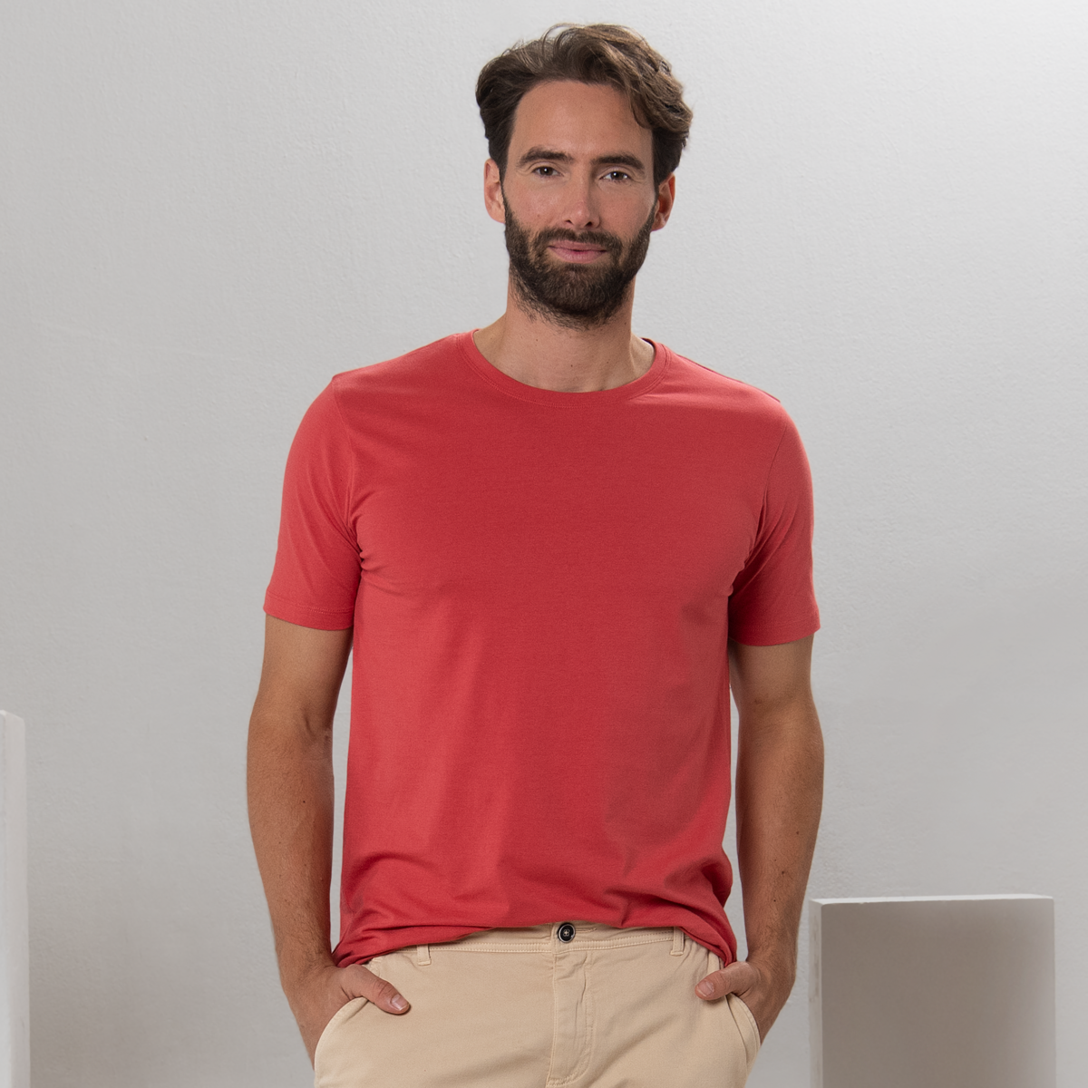 Rouge Hommes T-Shirt