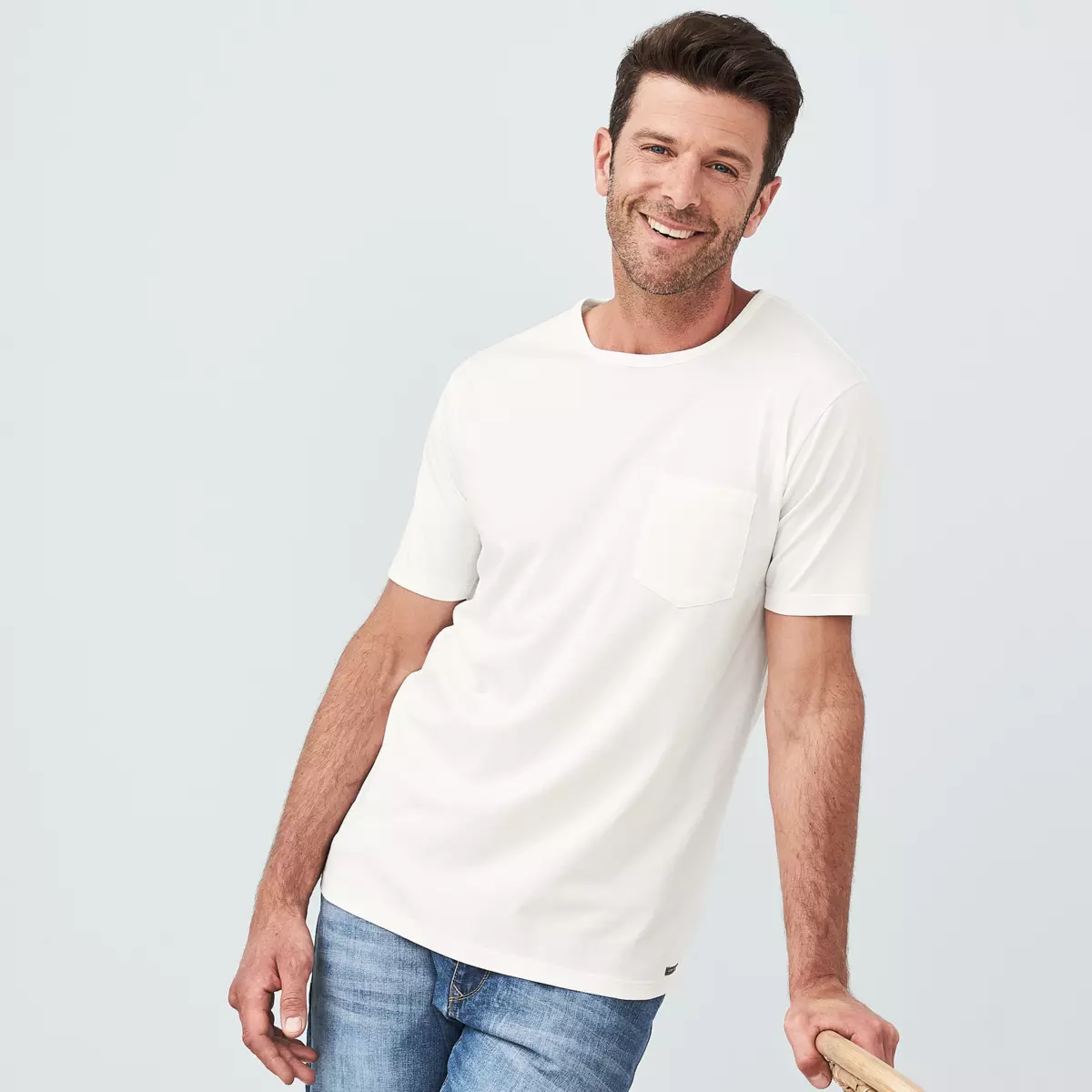 T-shirt pima coton pour hommes