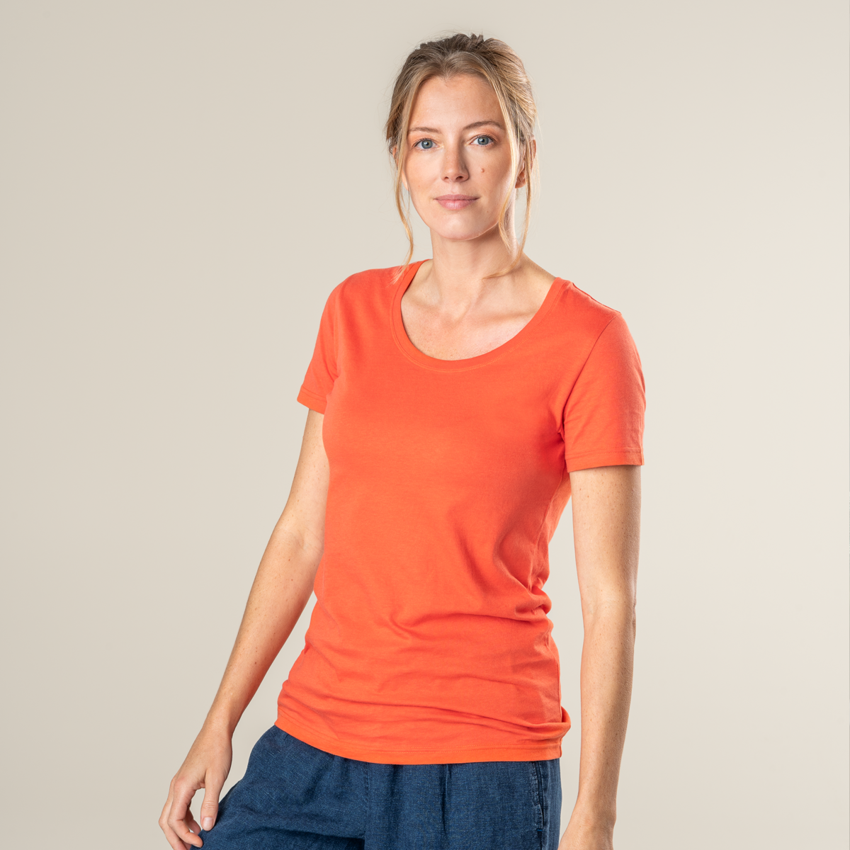 Orange Women T-shirt