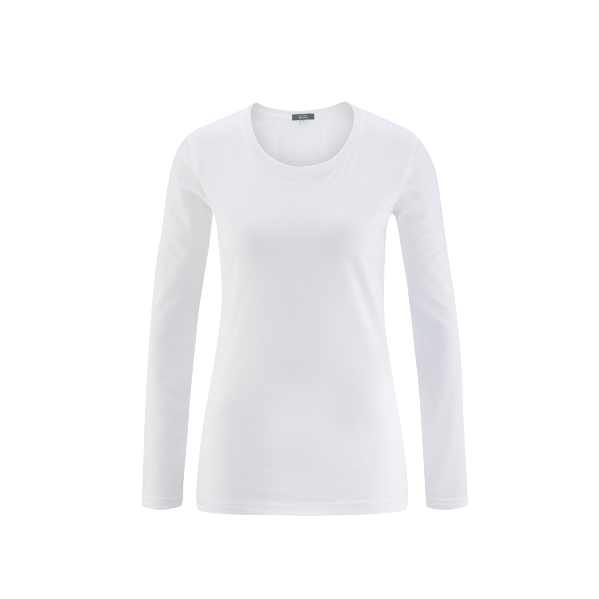 Blanc T-shirt manches longues, FIONA
