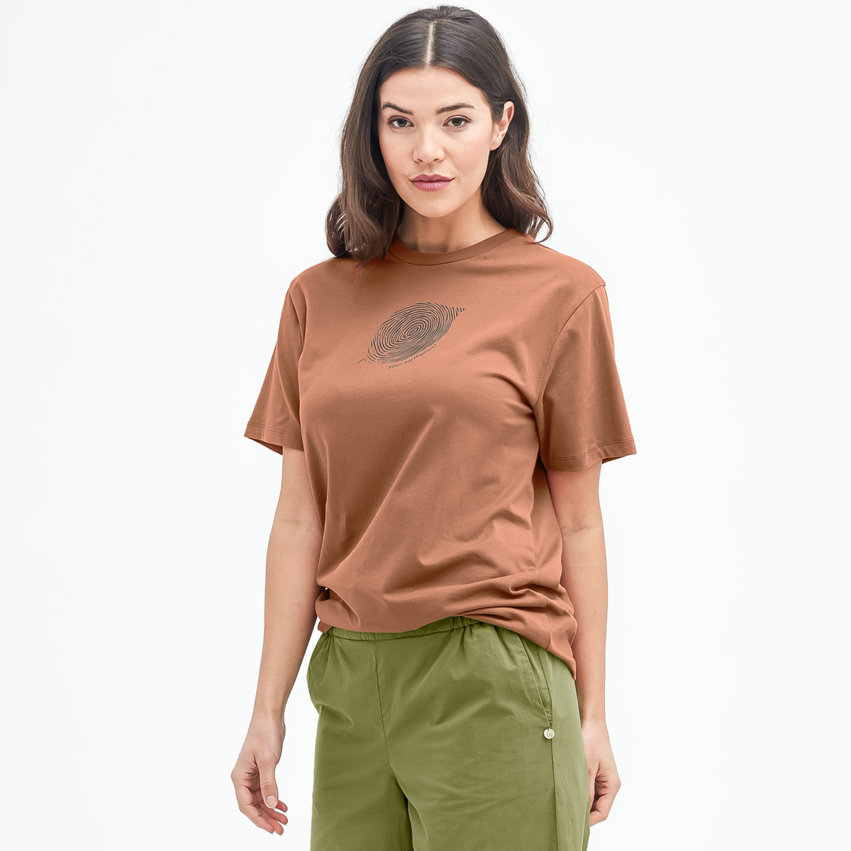 Brown Unisex T-shirt