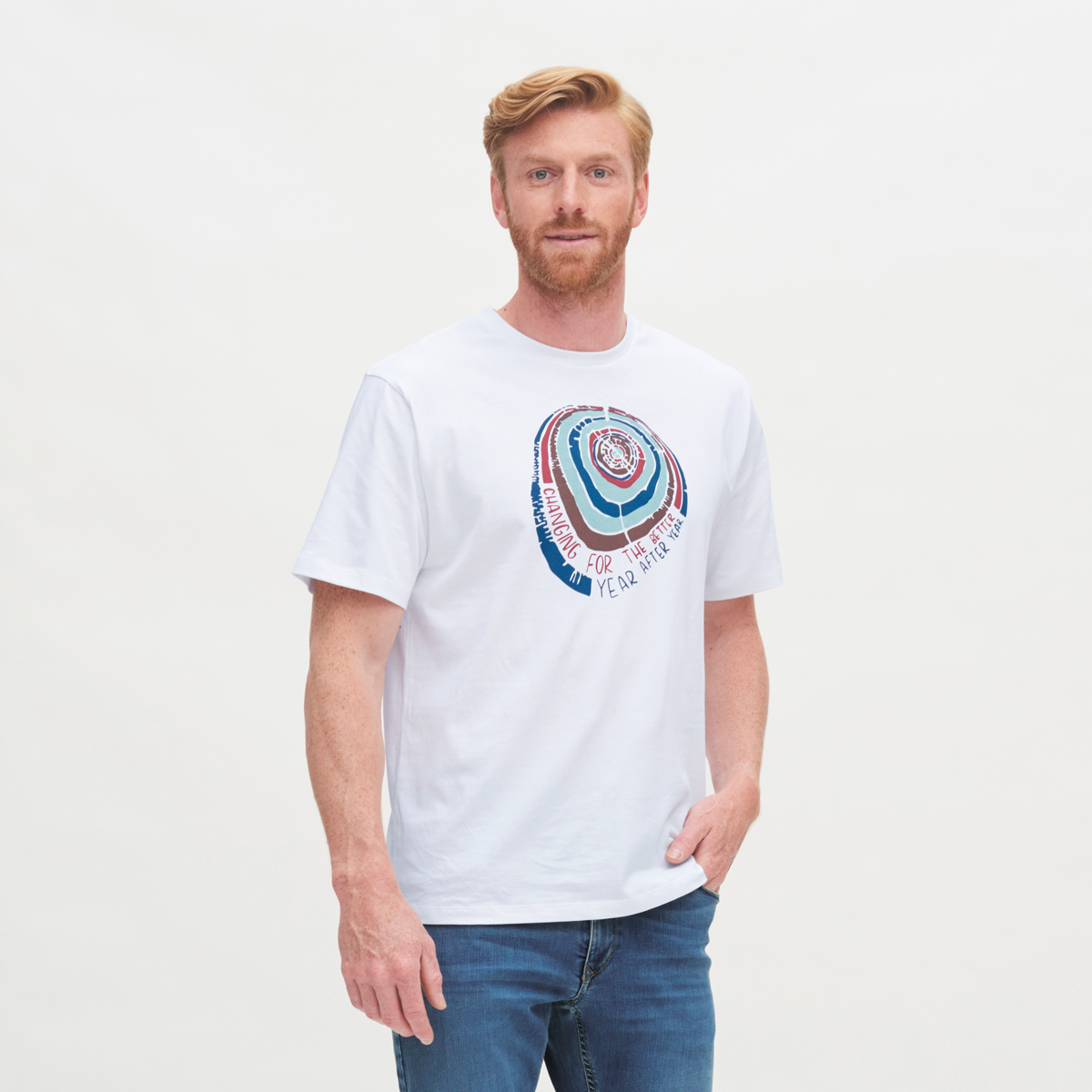 Gemusterte Unisex T-Shirt