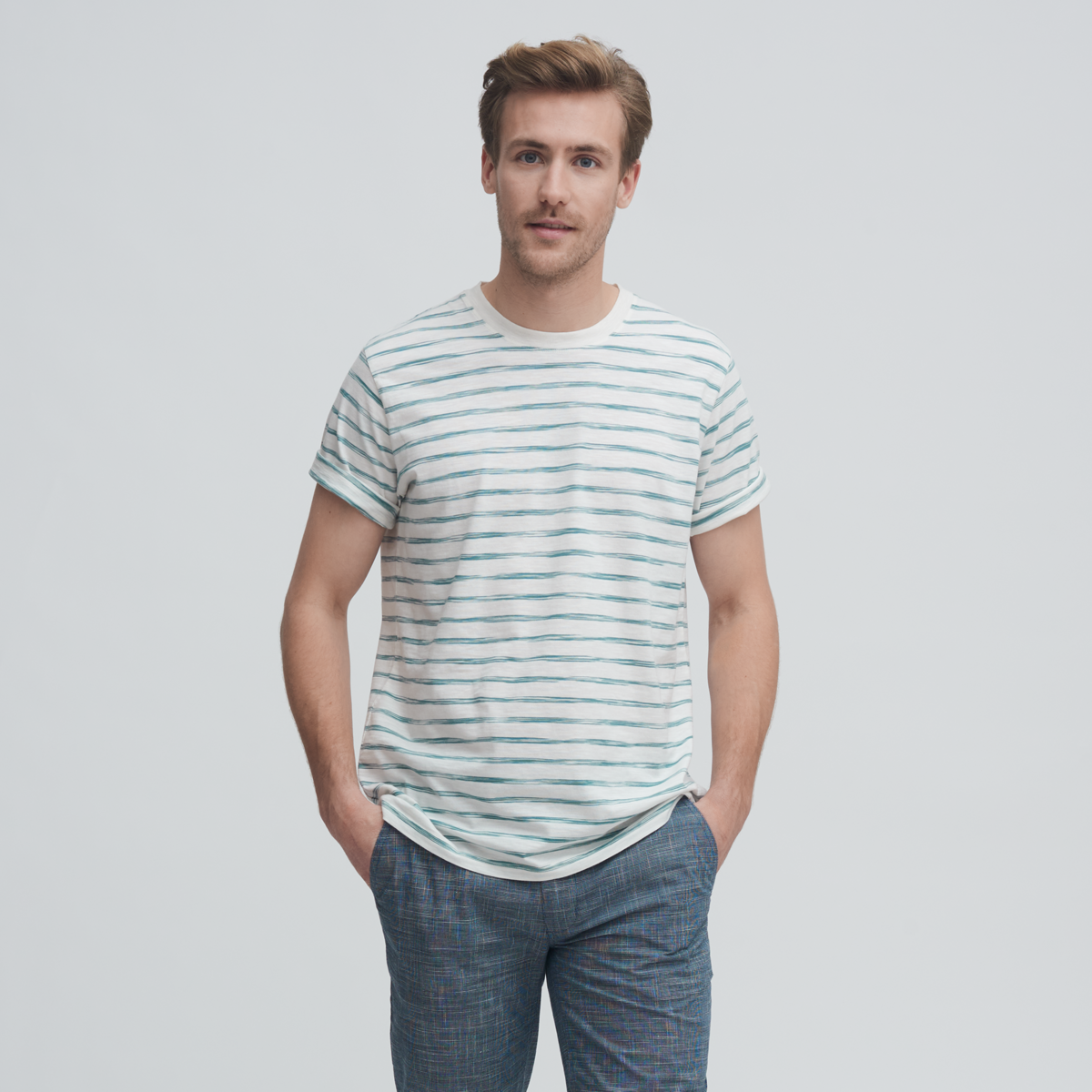 Rayé Hommes T-Shirt
