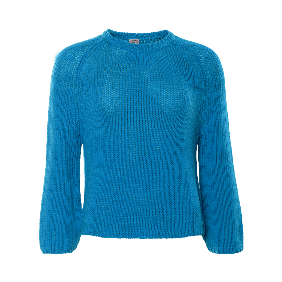 Blue Sweater, 3/4 sleeve, RICARDA