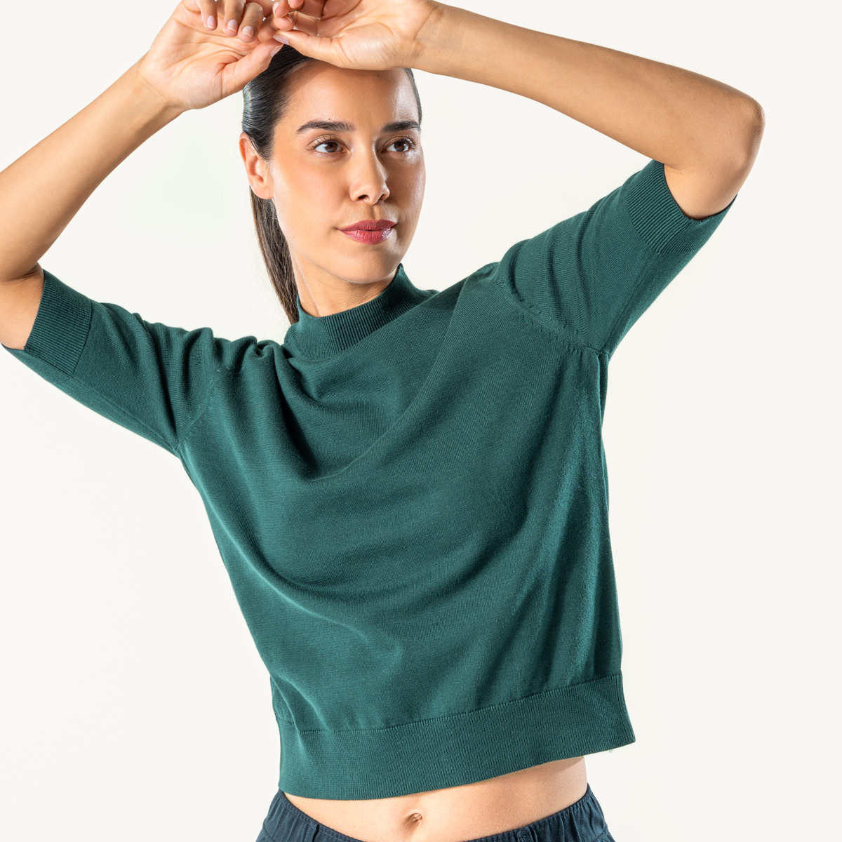 Grün Damen Pullover