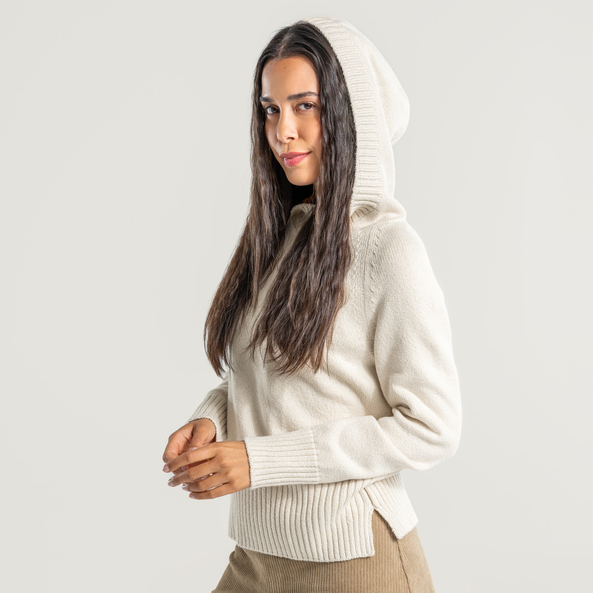 Beige Femmes Pullover