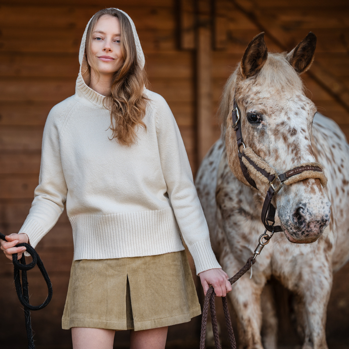 Beige Damen Pullover