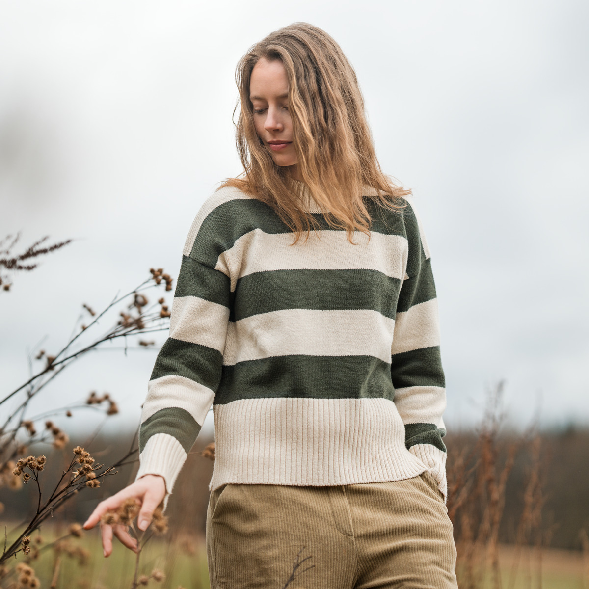 Rayé Femmes Pullover