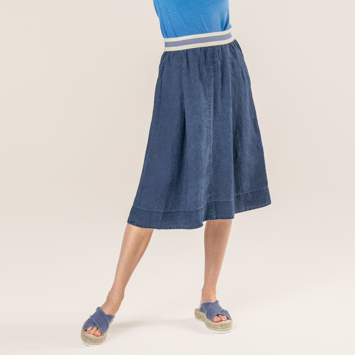 Blue Women Skirt