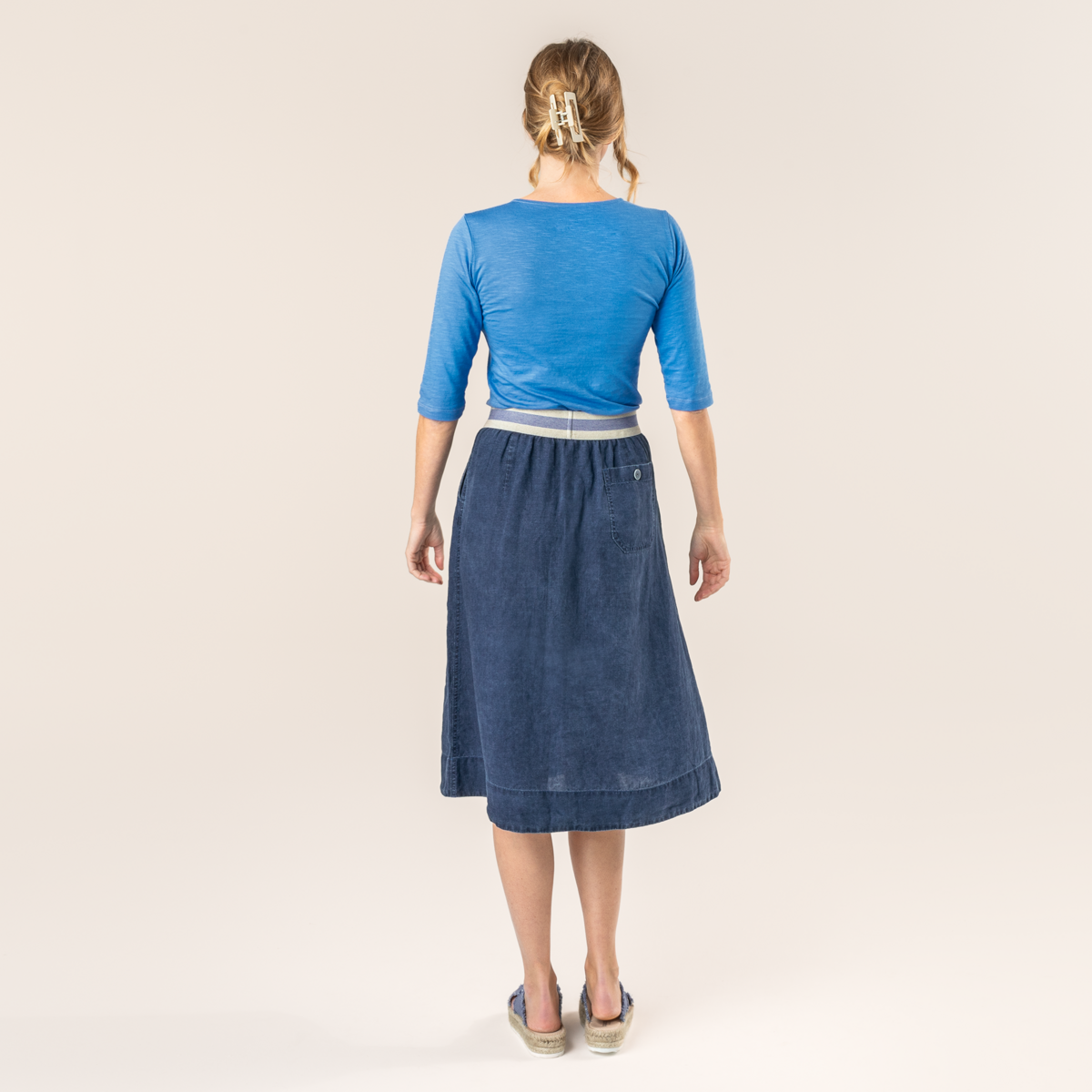 Blue Women Skirt