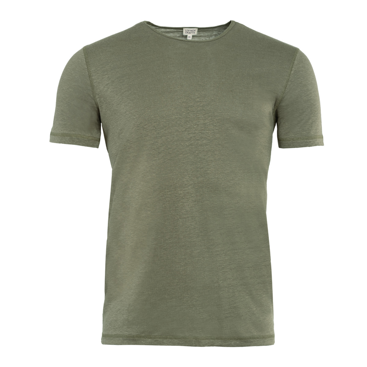 Grün Leinen T-Shirt, ANDY