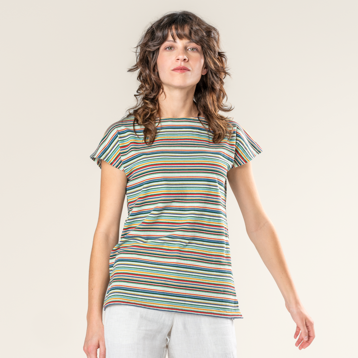 Multicolore Femmes T-Shirt