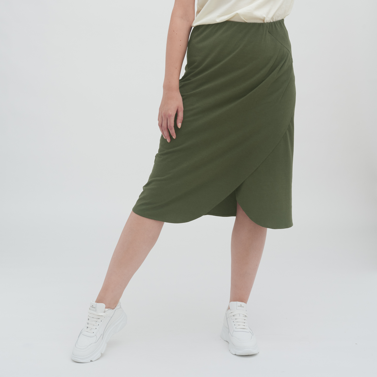 Green Women Skirt