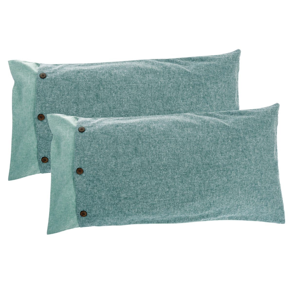 Green Pillow case, pack of 2, SARENTINO