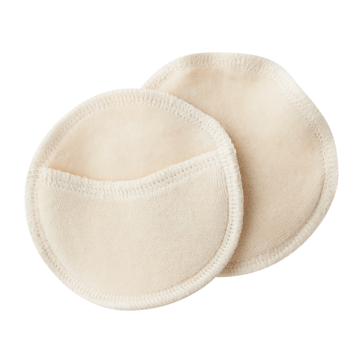 Beige Make-up removal pads, set of 7, INDIA