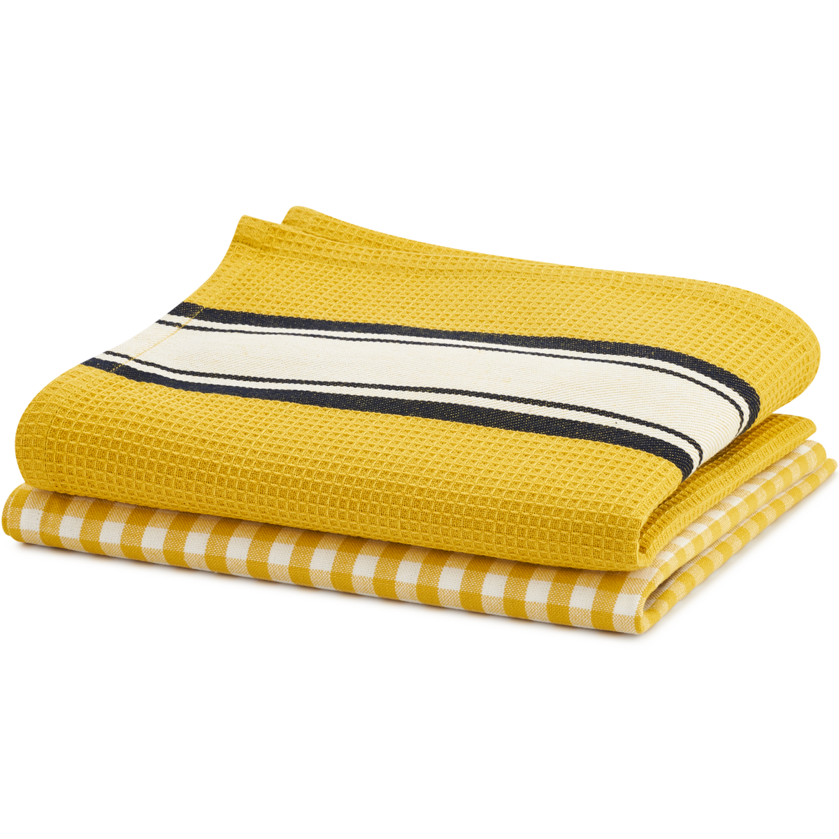 Yellow Home Dish towels, pack of 2