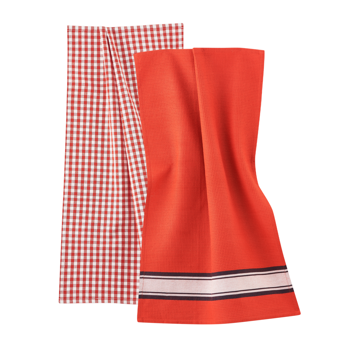Red Dish towels, pack of 2, DELHI
