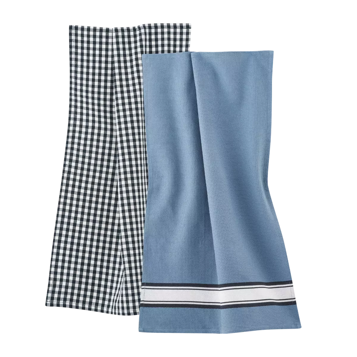 Dish towels, pack of 2 DELHI Blue
